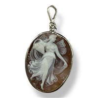 Anhänger Mandile 1922 Dame Cammei  in Silber Conchiglia 2MCICM158